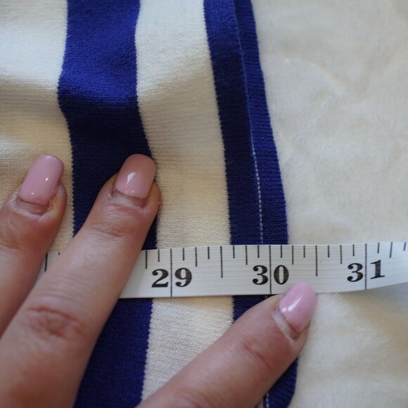 NWT‎ Milly Minis Blue White Striped Fit & Flare Dress Girls 14 - Picture 9 of 9